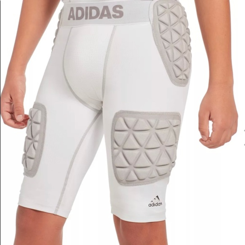 Adidas Youth Techfit 5 Pad Integrated Football Girdle Size Boys Small..